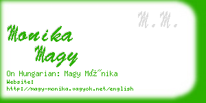 monika magy business card